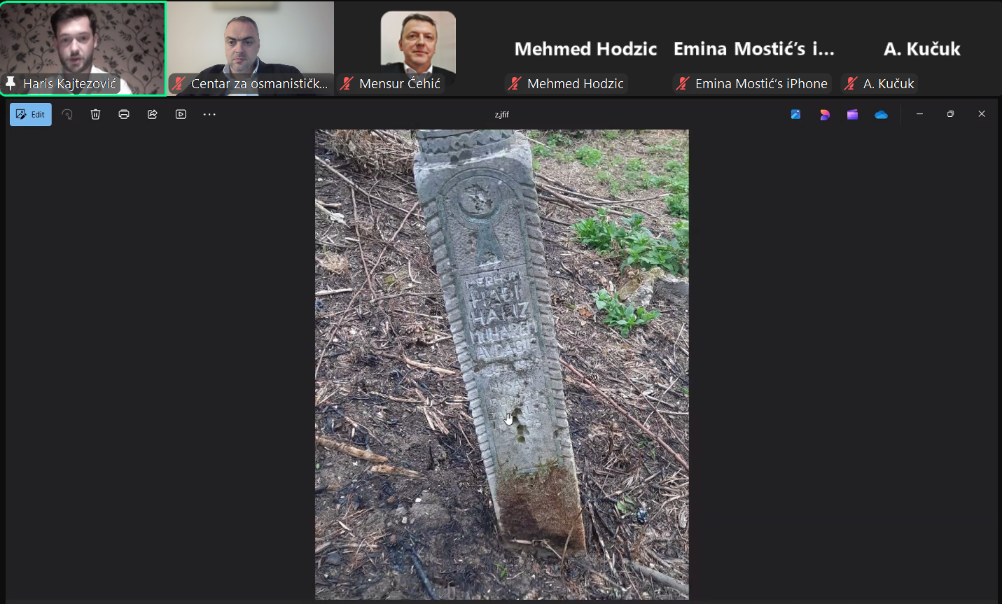 Haris Kajtezović održao online predavanje o historiji Bosanske Krajine kroz prizmu nišana